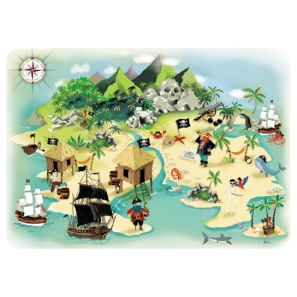 Pirates - Set de table dorure Cartes d'art